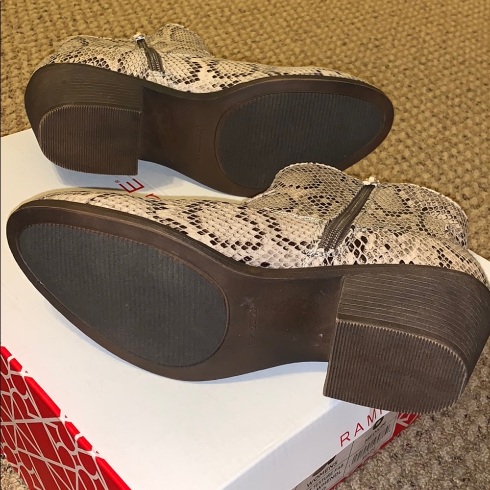 Snakeskin Rampage Booties - Picture 4 of 4